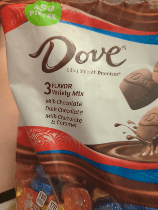 Dove Promises 3 Flavor Variety Mix Milk Chocolate, Dark Chocolate, Milk Chocolate & Caramel