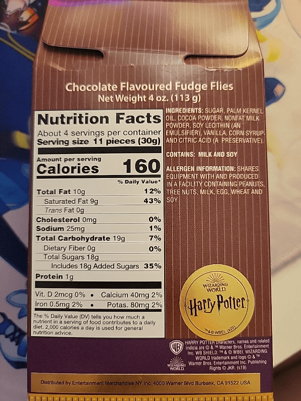 Harry Potter Fudge Flies