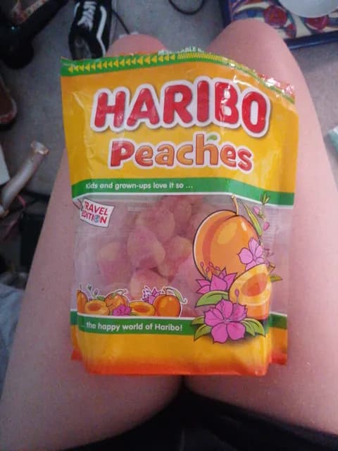 Haribo Peaches Fruit Flavour Gums