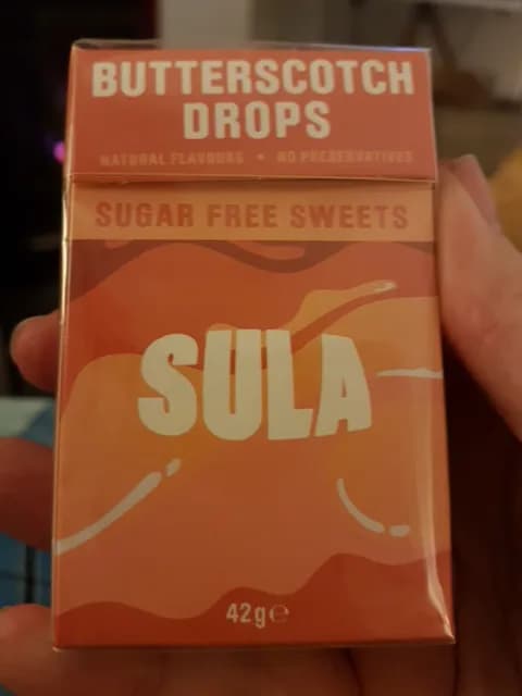 Butterscotch Drops Sula Sugar Free Sweets