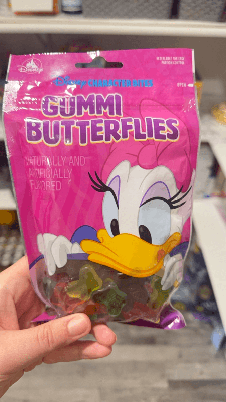 Disney Character Bites Gummi Butterflies