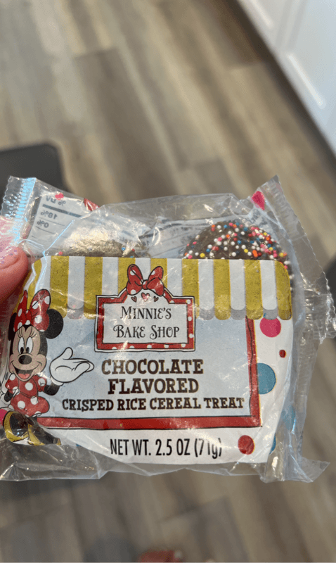 Minnie'S Bake Shop Chocolate Flavored Crisped Rice Cereal Treat