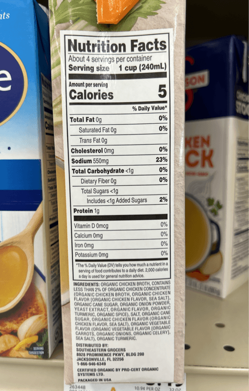 Se Grocers Naturally Better Organic Chicken Broth