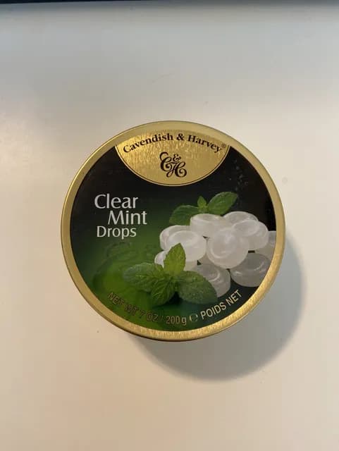 Cavendish & Harvey Clear Mint Drops