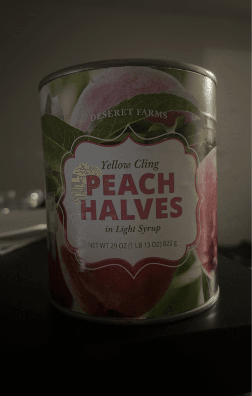 Yellow Cling Peach Halves In Light Syrup