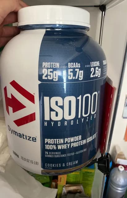 Dymatize Iso100 Protein Powder Cookies & Cream Flavour