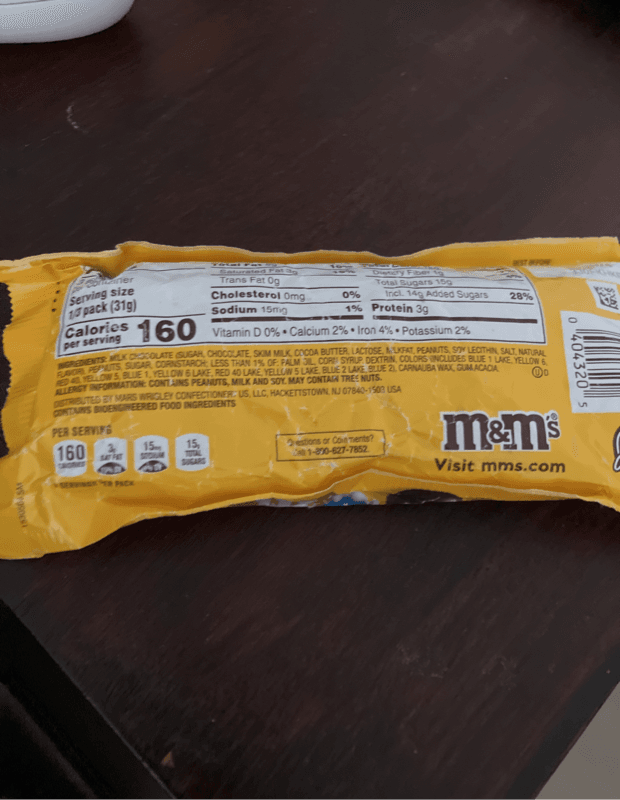 M&M'S Peanut Chocolate Candies, Share Size