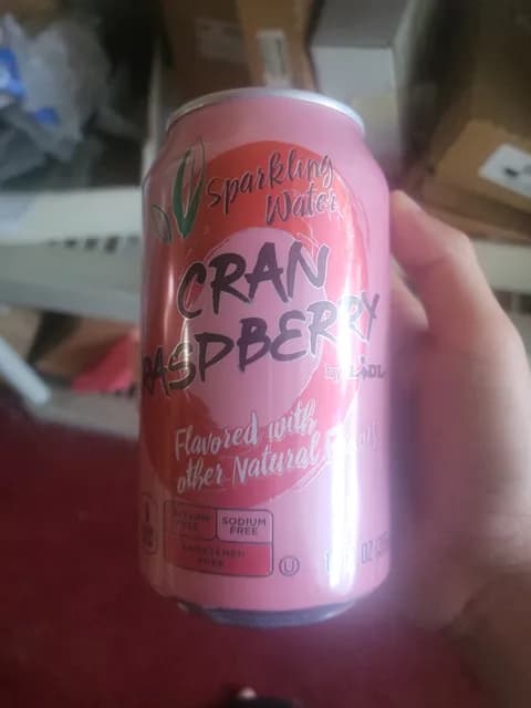Lidl Cran Raspberry Sparkling Water