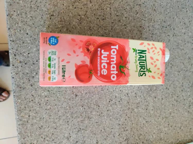 Naturis Truly Juicy Tomato Juice From Concentrate