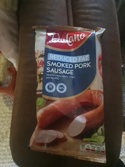 Dulano Lidl Reduced Fat Smoked Pork Sausage