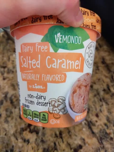 Lidl Vemondo Dairy Free Salted Caramel  Dessert
