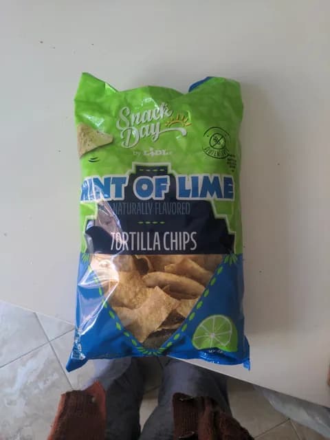 Lidl Snack Day Hint Of Lime Tortilla Chips