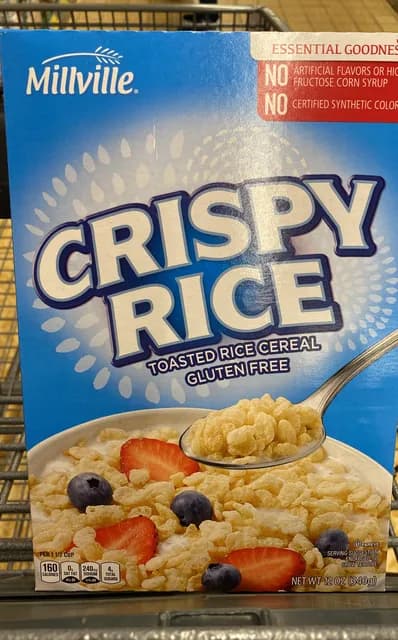 Millville Crispy Rice Toasted Rice Cereal