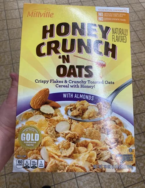 Millville Honey Crunch 'N Oats With Almonds