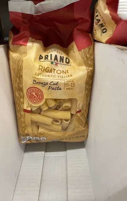 Priano Rigatoni Bronze Cut Pasta