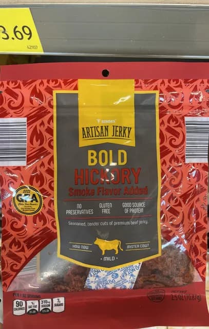 Simms Bold Hickory Artisan Jerky