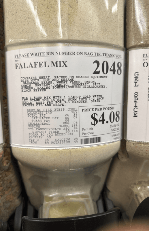 2048 Falafel Mix