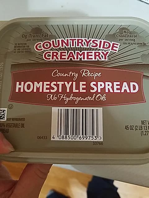 Is it Vegetarian? Countryside Creamery Country Recipe Homestyle Spread