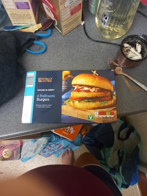 Specially Selected Golden & Crispy Halloumi Burgers
