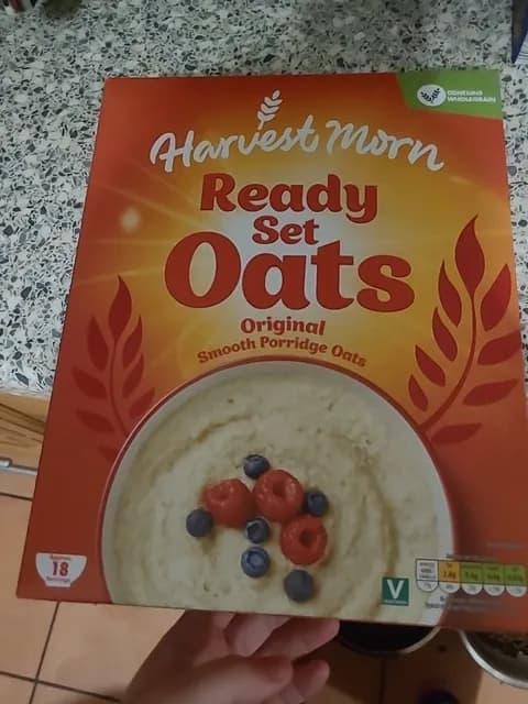 Harvest Morn Ready Set Oats Original Smooth Porridge Oats