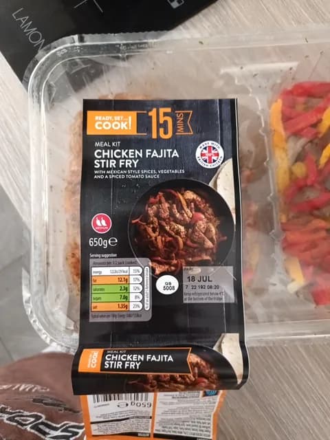Ready, Set,, Cook! Chicken Fajita Stir Fry Meat Kit