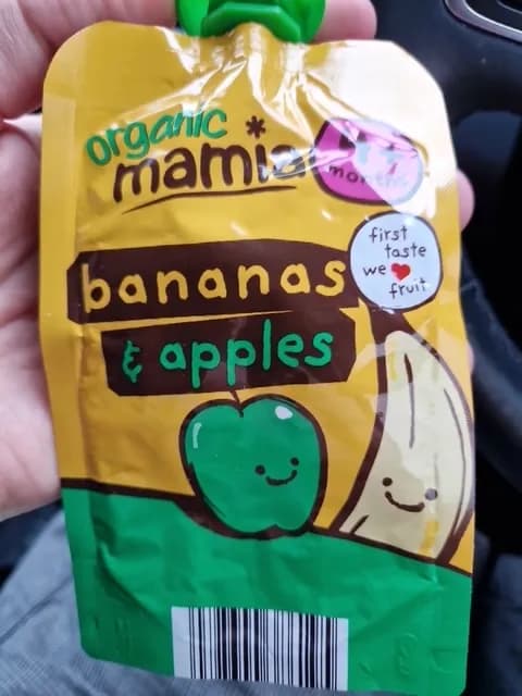 Mamia Organic Bananas & Apples