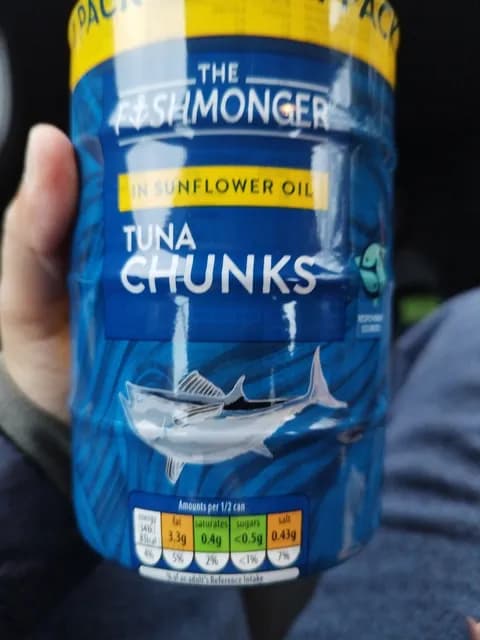 The Fishmonger Tuna Chunks In Sunflower Oil