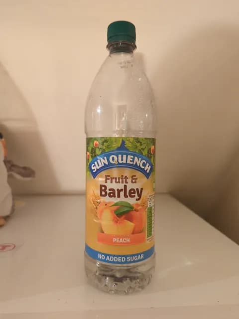 Sun Quench Fruit & Barley Peach No Added Sugar