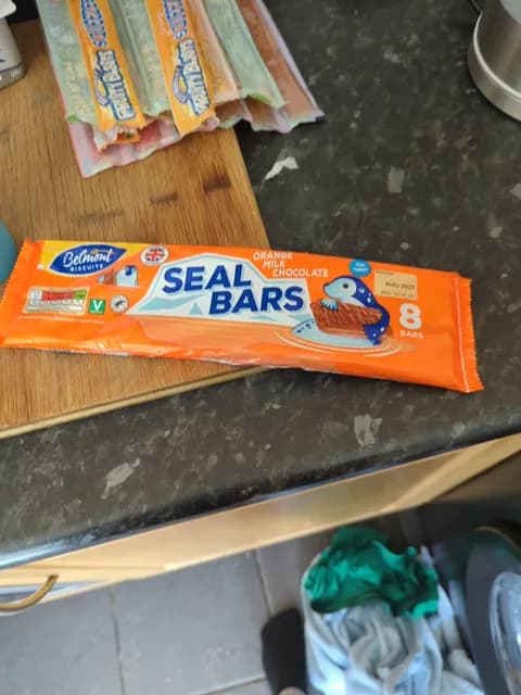 Belmont Biscuits Orange Milk Chocolate Seal Bars