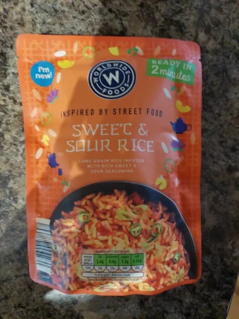 Worldwide Foods Sweet & Sour Rice