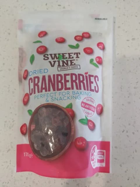 Sweet Vine Grower'S Choice Dried Cranberries