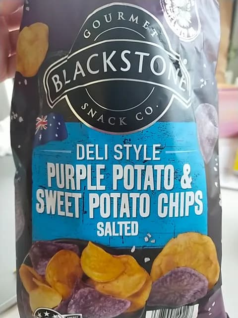Blackstone Deli Style Purple Potato & Sweet Potato Chips Salted