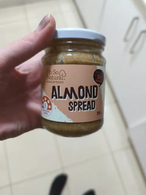 Oh So Natural Wholefoods Almond Spread