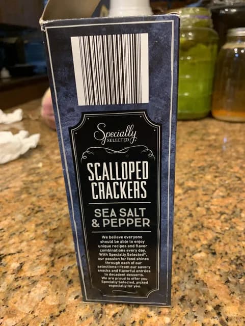 Is it Rye Free? Specially Selected Sea Salt & Pepper Scalloped Crackers