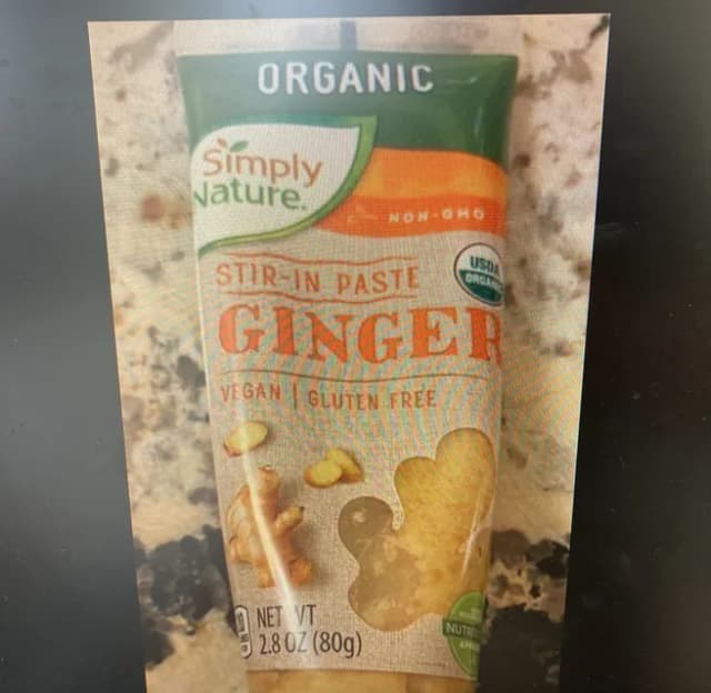 Is it Alpha Gal Friendly? Simply Nature Organic Non-gmo Stir-in Paste Ginger