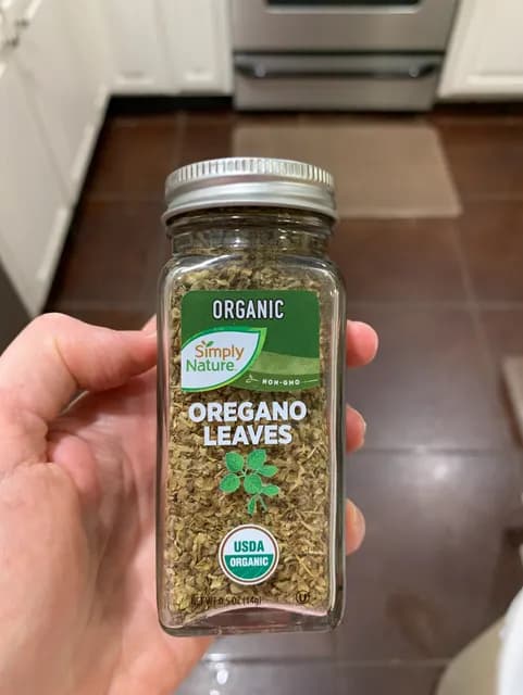 Simply Nature Organic Non-Gmo Oregano Leaves