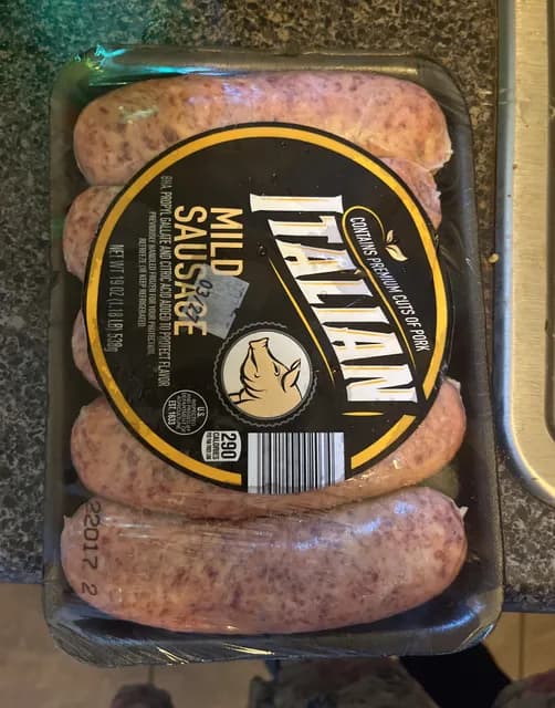 Aldi Italian Mild Sausage