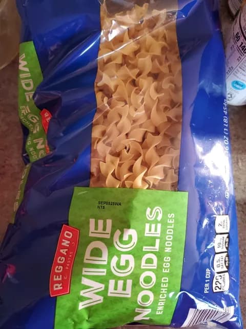 Is it Celery Free? Reggano Wide Egg Noodles