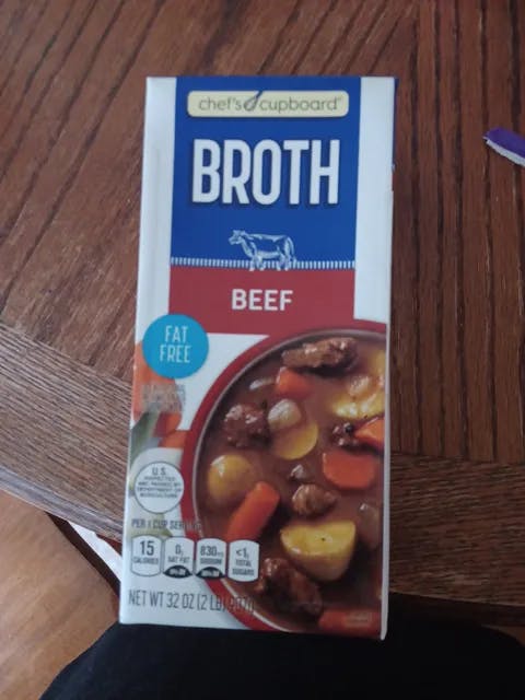 Is it Gelatin free? Chef's Cupboard Fat Free Beef Broth