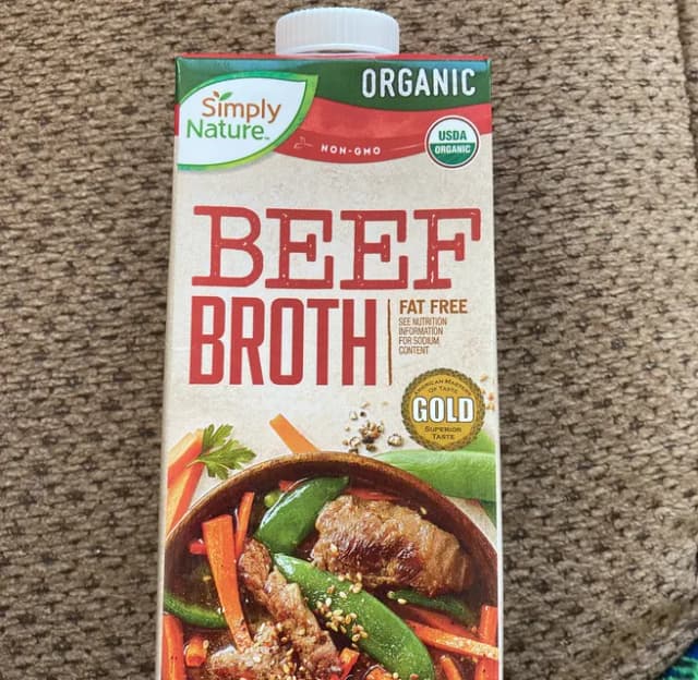 Is it Beef Free? Simply Nature Organic Fat Free Beef Broth