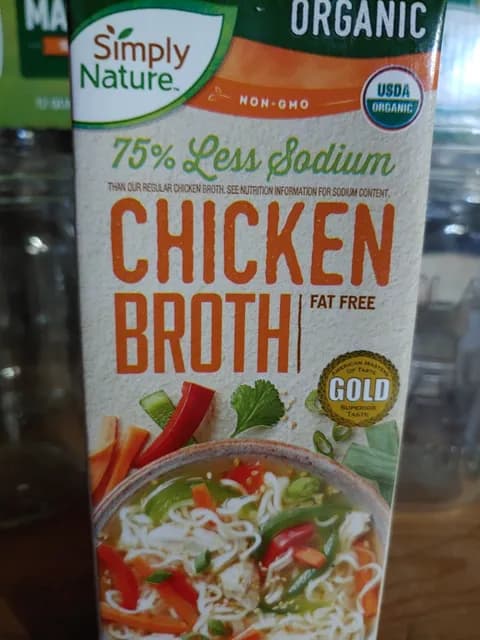 Simply Nature Organic Chicken Broth