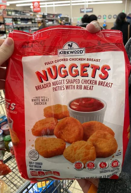 Aldi Kirkwood Fully Cooked Chicken Breast Nuggets With Rib Meat
