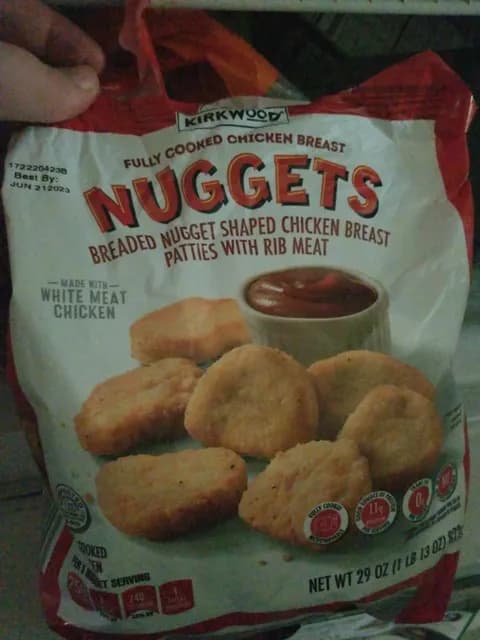 Kirkwood Fully Cooked Chicken Breast Nuggets