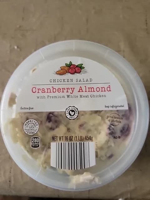 Park Street Deli Chicken Salad Cranberry Almond With Premium White Meat Chicken