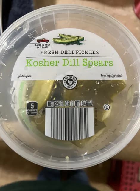 Park Street Deli Kosher Dill Spears