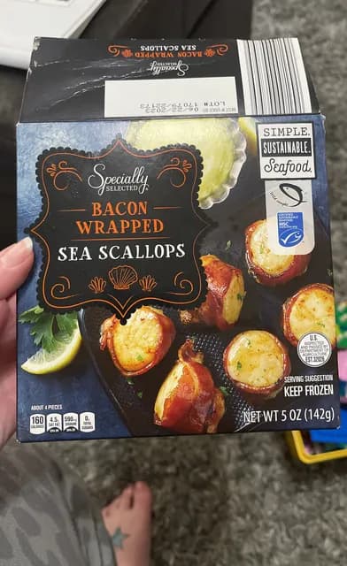 Specially Selected Bacon Wrapped Sea Scallops