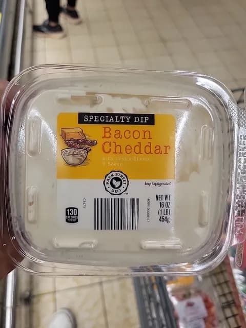 Specialty Dip Bacon Cheddar With Cream Cheese & Bacon