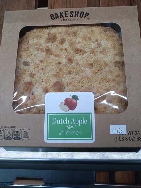 Bake Shop Dutch Apple Pie With Cinnamon
