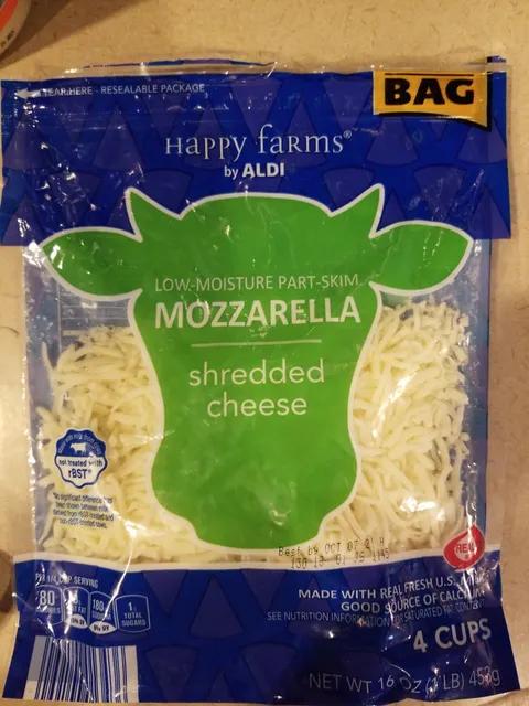 Great Value Shredded Low-Moisture Part-Skim Mozzarella Cheese, 80 oz