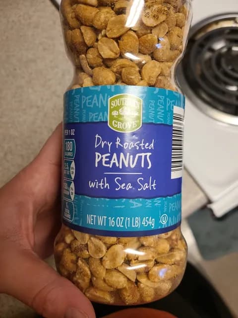 Is it Added Salt Free? Southern Grove Dry Roasted Peanuts With Sea Salt